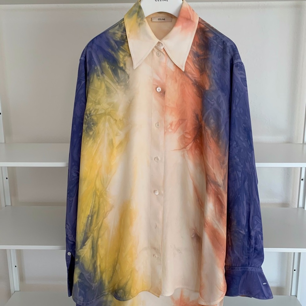 Celine tie die shirt